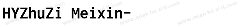HYZhuZi Meixin字体转换